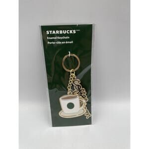 Starbucks Enamel Keychain Coffee Person Cup Mug 2025